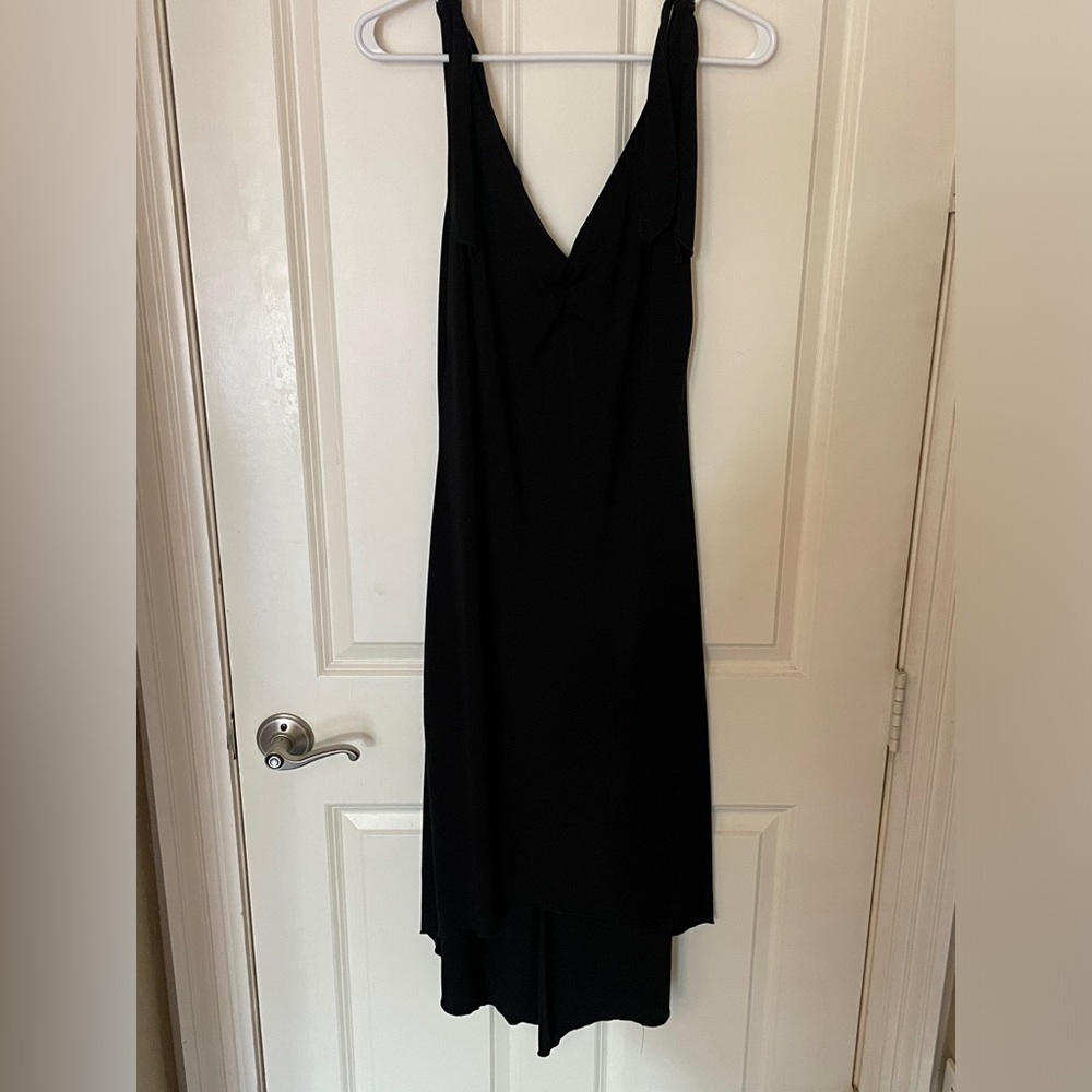 Black high/low party dress, size Large